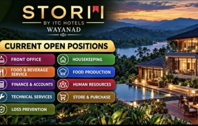 Storii by ITC Hotels Wayanad Recruitment: Current Job Openings Across Multiple Departments