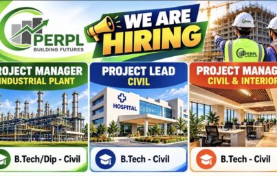 PERPL Recruitment: Project Manager, Project Lead – Civil & Interior Jobs