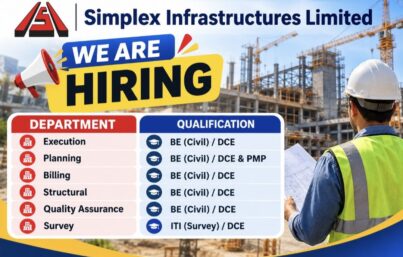 Simplex Infrastructures Limited Recruitment – Multiple Job Openings