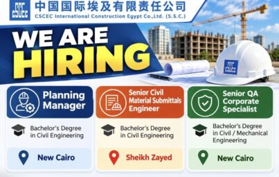 CSCEC International Construction Egypt Co. Ltd. Recruitment 2026 – Multiple Job Vacancies