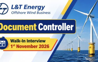 L&T Energy Recruitment: Walk-In Interview for Document Controller – Mumbai