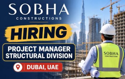 Sobha Constructions Dubai Hiring– Project Manager (Structural Division)