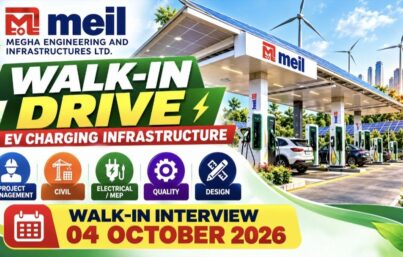 MEIL Walk-In Drive for EV Charging Infrastructure | Multiple Engineering Vacancies Across India